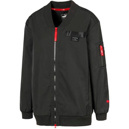 Puma X Adriana Lima Lang Zwart Womens Bomber Jacket 519149 01