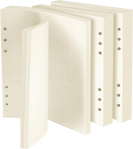 Losbladig A5 Papier - Geperforeerd Navulpapier - 180 Pagina's Gestippeld