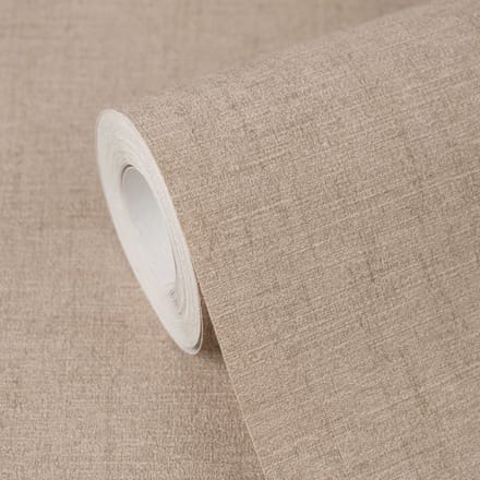 LICHT GLANZEND GEMÊLEERD BEHANG | Textiellook - Bruin - A.S. Création Cuba II