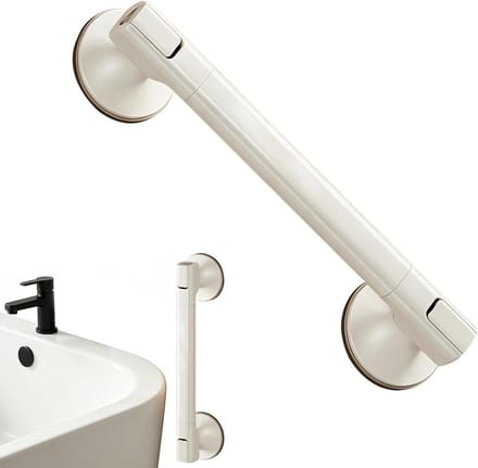 Badkamer handgrepen - Douche steun - Veilig douchen - Volledig verzegeld ontwerp - 295 x 106 cm - Wit
