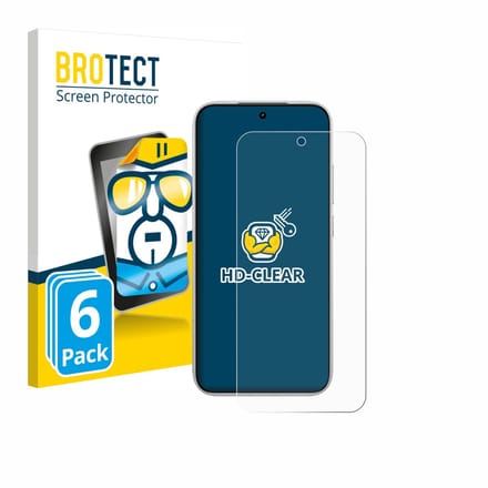 BROTECT - Screenprotector voor Xiaomi Poco F8 Pro 5G - Folie Beschermfolie transparant 6 Stuks