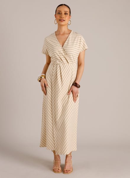 YEST YYMireil One pieces - Cream/Taupe - maat 38