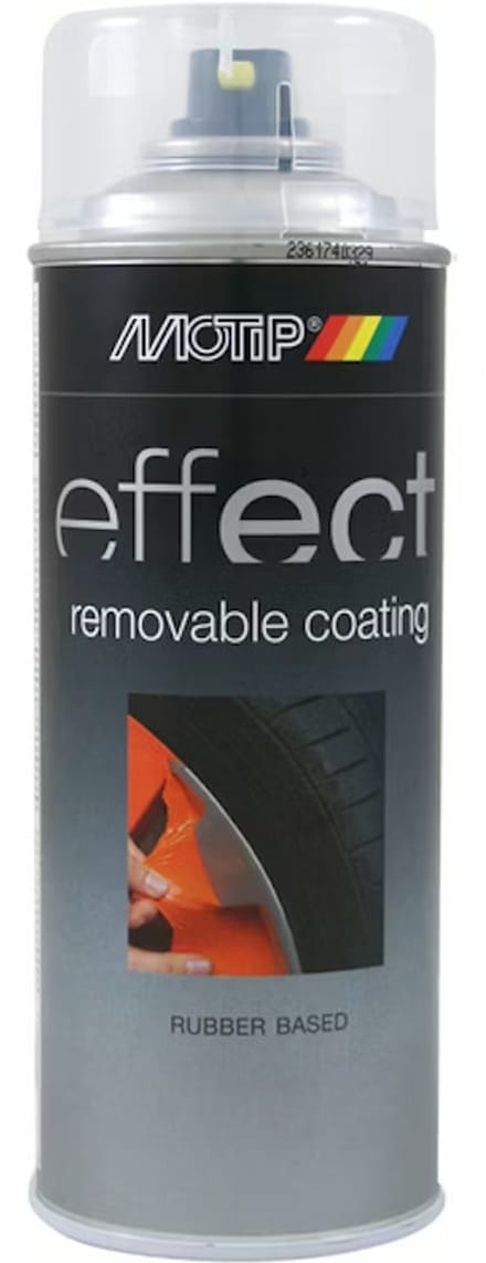 Motip - verwijderbare coating - Removable Coating - transparant 400 ml - flexibel voor metaal/kunststof