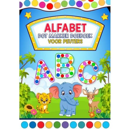 Alfabet Dot Marker - Doeboek Voor Peuters - Peuterspeelgoed & Meer