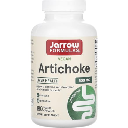 Artichoke 500 mg (180 Capsules) - Jarrow Formulas