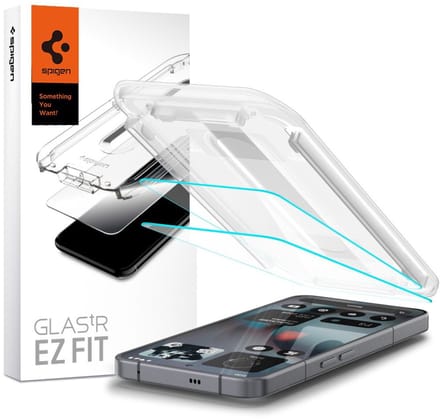 Spigen Screen Protector Geschikt voor Nothing Phone (3) - EZ Fit GLAS.tR - 9H Tempered Glass - Case Friendly - Gemakkelijke Installatie - 2-Pack