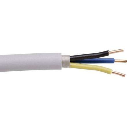 Kopp 153110843 Mantelkabel NYM-J 3 G 2.5 mm² Grijs 10 m