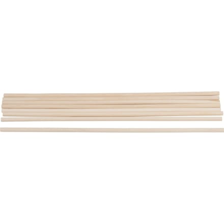VBS Houten staven, 30 cm - Ø 6 mm, 8 stuks