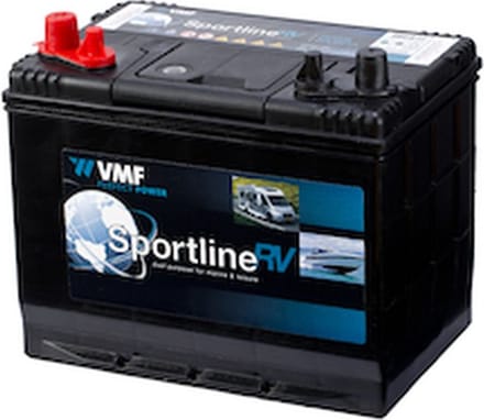 VMF Sportline SMF 12V 70Ah - Loodzuur - Startaccu - VMF70M Zwart