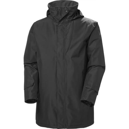 Helly Hansen - Maat XL -Dubliner Insulated Long Jacket - Heren - Zwart