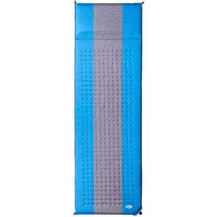 NILS CAMP NC4340 - Zelfopblazende Mat - Blauw-Grijs - 195 cm - 60 cm - 5 cm
