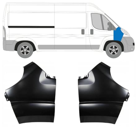 Voorste spatbord voor Citroen Jumper 2006-2014 / Links + Rechts / Set