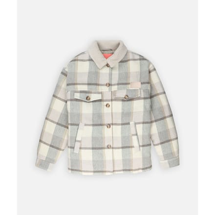 Fleece Jack Oxbow Overshirt met sherpa-voering LOGGER