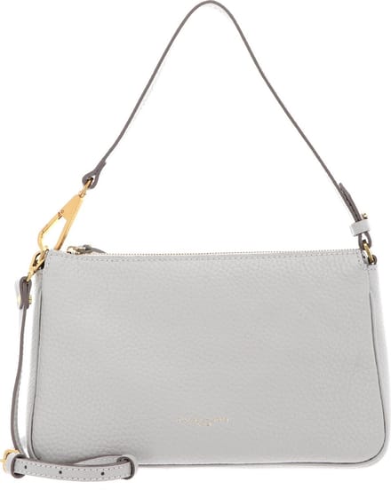 GIANNI CHIARINI Leren Schoudertas Brooke Shoulderbag Silice Lichtgrijs