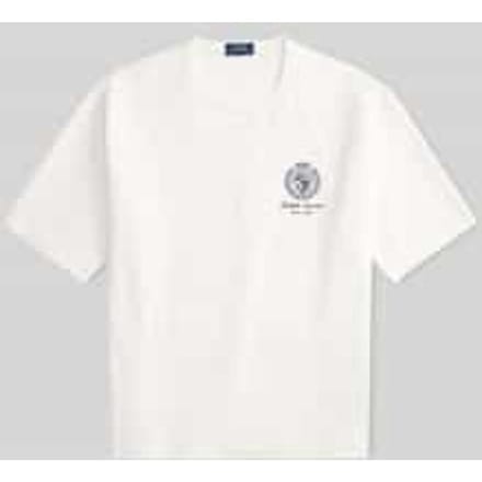 Regular fit T-shirt van puur katoen