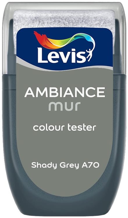 Levis - Muurverf Kleurtester Mat Mix - Shady Grey A70 - 30 ML