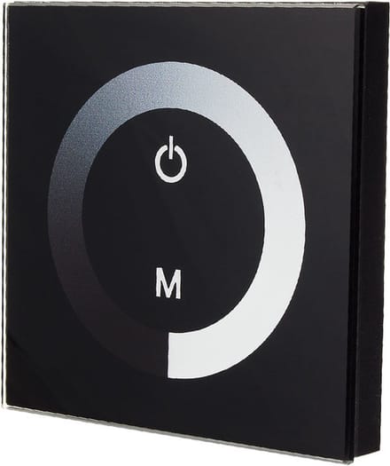 LED Dimmer Tactiel 12V/24V - Overig - Zwart - Zwart - SILUMEN
