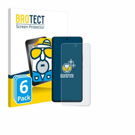 BROTECT - Screenprotector voor Oppo K13 Turbo Pro - Folie Beschermfolie matte 6 Stuks