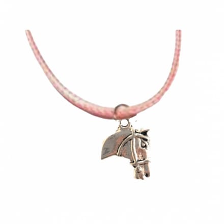 Ketting -Paard- Roze- 45 cm- Charme Bijoux