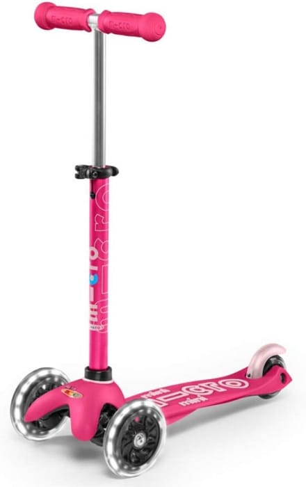 Mini Micro Deluxe LED Scooter - Verstelbare Dreewiels Scooter met LED-verlichting voor Jonge Kinderen (2-5 Jaar)