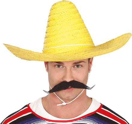 Fiestas Guirca - Sombrero geel 50 cm