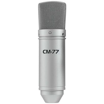 Studiomicrofoon Omnitronic MIC CM-77 Zendmethode:Kabelgebonden Incl. shockmount, Incl. klem