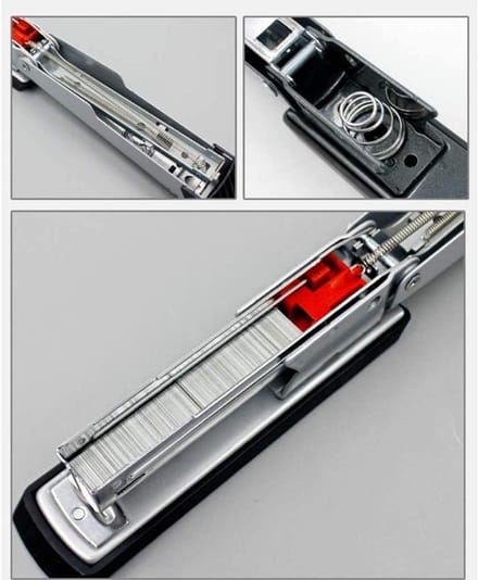 Nietmachine - Klassieke Nietmachine - Kantoor Werk - Robuuste Constructie - Compact Formaat - Zwart