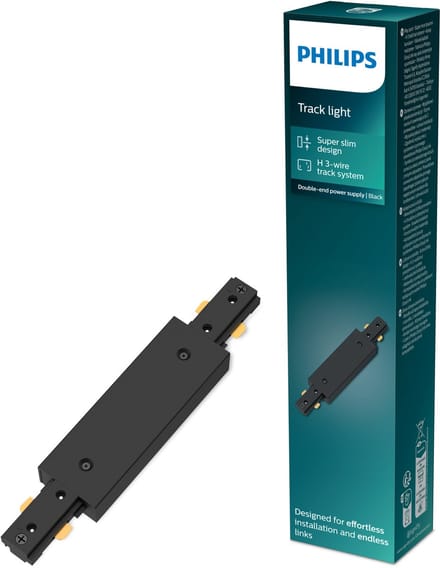 Philips EasyLink - Dubbelzijdige stroomaansluiting - Zwart - Railverlichting