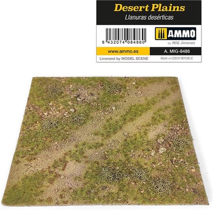AMMO by Mig Jimenez Modelbouwdecoratie - MIG 8486 Desert Plains - Mat for Diorama Accessoires set