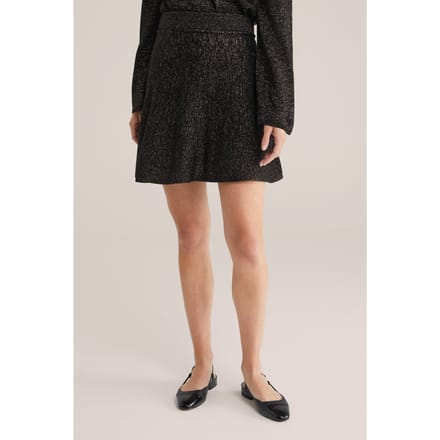 We Fashion Skirt Medium Length Black Größe: S | Miniröcke Outlet | Damen | Schwarz