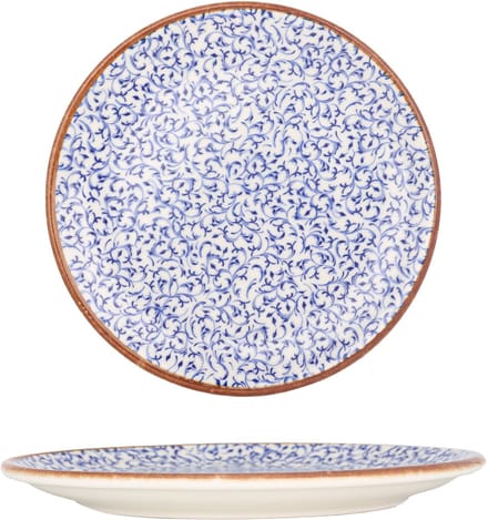 By Bone Dessertbord - Edera - Porselein - 17 cm - set van 6