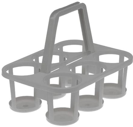 Keeeper flessendrager 'paco' voor 6 flessen, nordic-grey