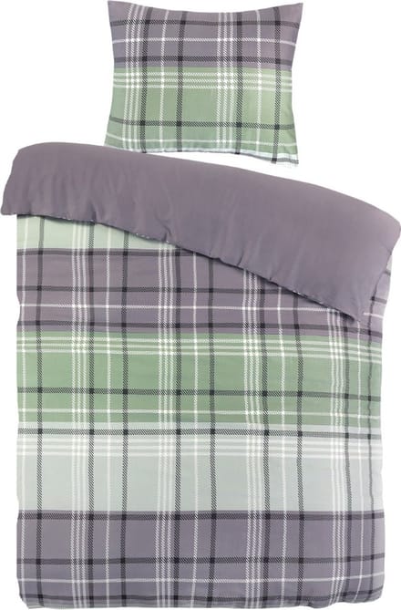 Papillon Felix Dekbedovertrek - Eenpersoons - 140x200/220 cm - Groen