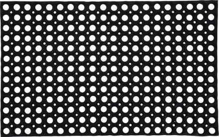 Deurmat - 2x - rubber - 50 x 80 cm - buitenmat - schoonloopmat