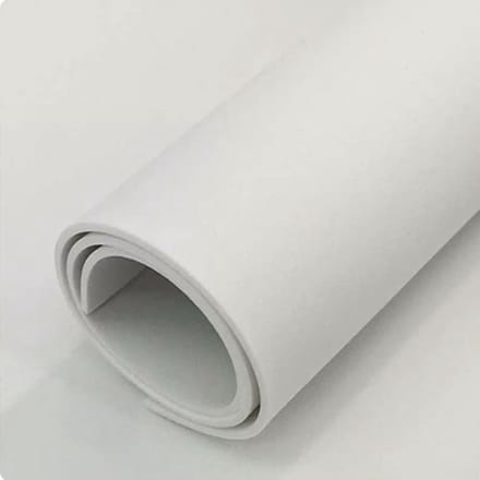 Schuimplaten - Ambachtelijke platen - Creatief knutselen - 10 levendige kleuren - 1x2 meter - Wit