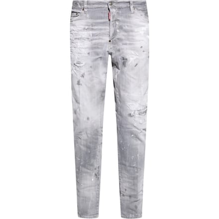 Dsquared2 Lichtgrijze Skater Jeans