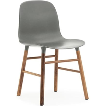 Normann Copenhagen - Form stoel met houten frame - grijs - notenhout - 4 - 6 Wochen