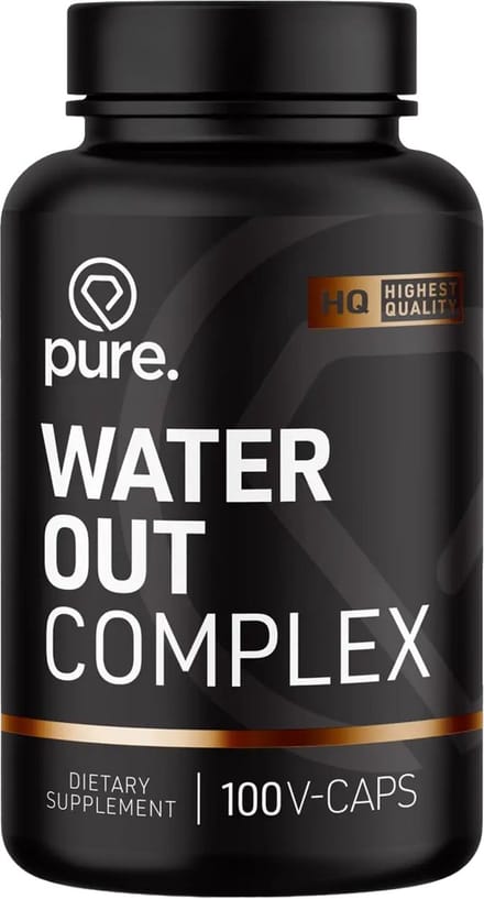 Pure. Water Out Complex - 100 vegan capsules - Vitamine B6 - Kalium - Vochtafdrijver