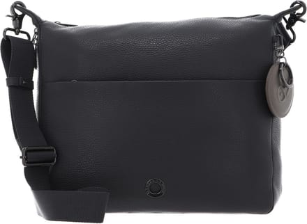 MANDARINA DUCK Leren Schoudertas Mellow Leather Crossover Stormy Weather Donkergrijs