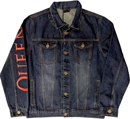 Queen - White Crest Jacket - S - Blauw