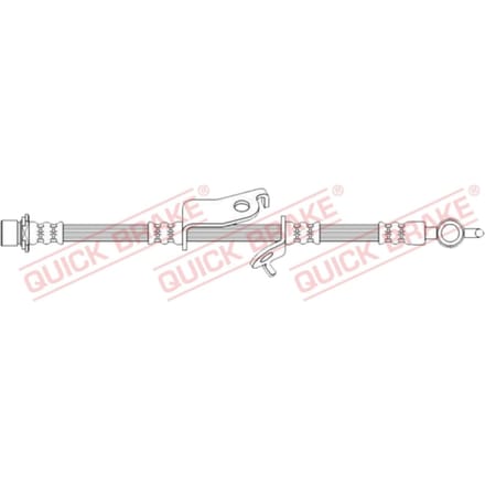 Remleiding QUICK BRAKE 50.729, Rechts