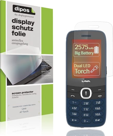 dipos – 4x Matte Beschermfolie geschikt voor Lava A7 Torch | Krasbestendige & antireflecterende Screenprotector Ultra-Thin