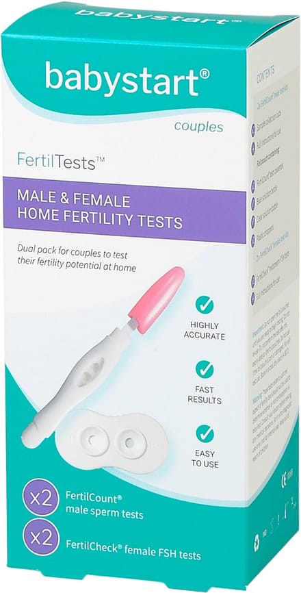 FertilTests™ - vruchtbaarheidstest voor stelle - snel resultaat - 2x2 stuks