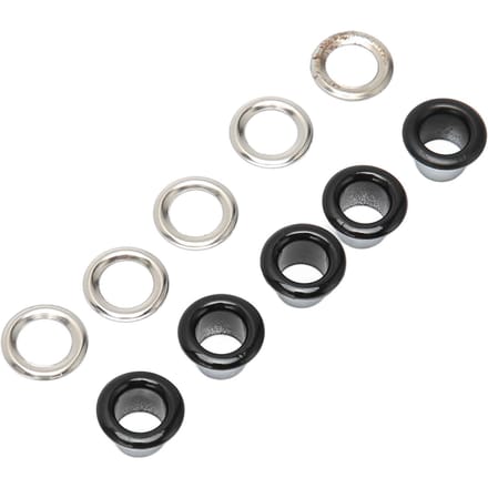 500 Jeux de Kit d'Œillets 6mm Rond Cuivre Exquis Facile à Utiliser Kit d'Œillets Polyvalent pour Réparation noir