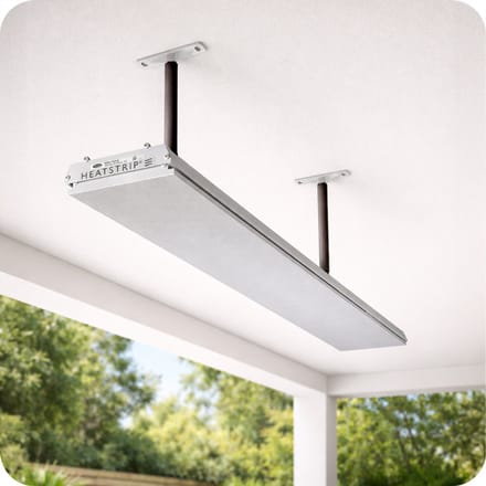 Heatstrip Verlengbeugels Zwart Maat: 90 cm