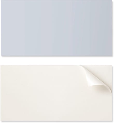 Zelfklevend PVC-eetkamerpaneel met afbeelding, 120x60 cm, lichtblauw.