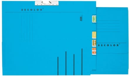 Verzamelmap djois secolor a4 lateraal recycled bl | 50 stuks