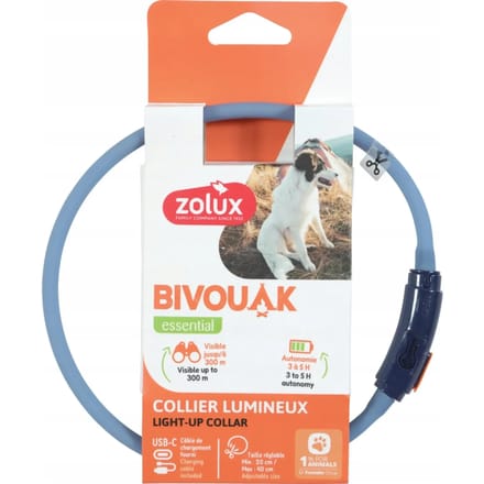 Verlichte hondenhalsband Zolux Bivouak