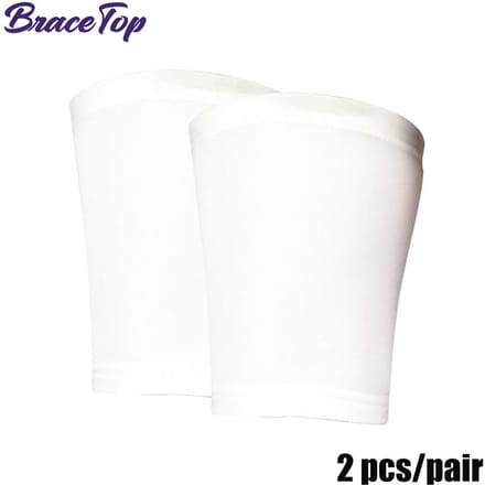 Bracetop Dijmouw Perfect Voor Gewichtsverlies Sport Compressie Dij Wrap Benen Brace Ondersteuning Gescheurde Hamstring Spierpijn Blessure Peesontsteking L white