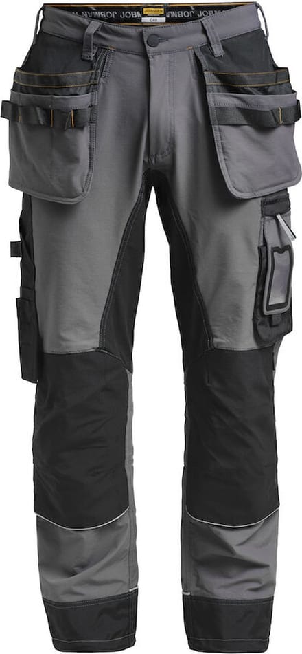Jobman 2191 Stretch Trousers HP 65219118 - Donkergrijs/Zwart - D120